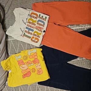 Girl's t-shirt/leggings lot
